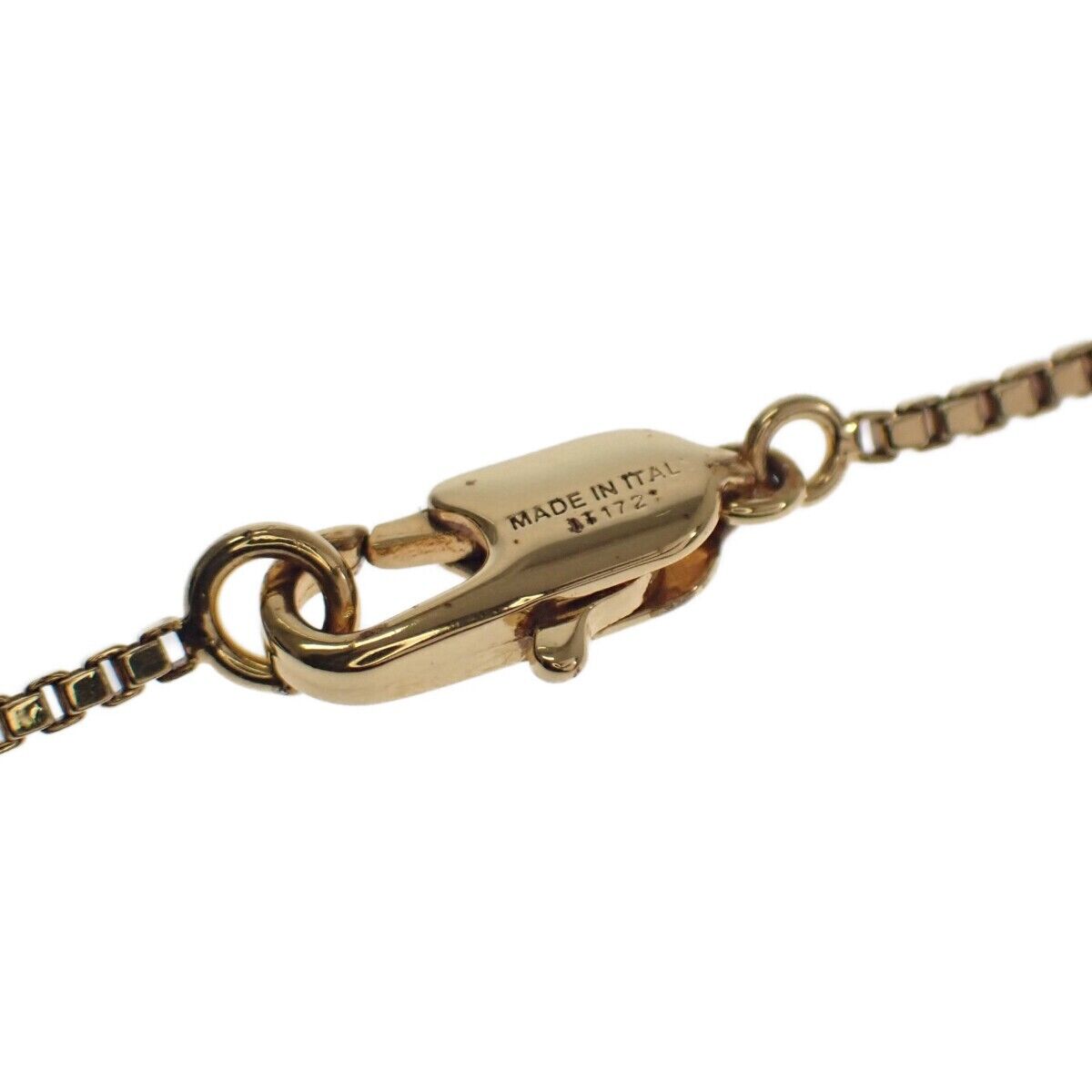 18K Fendi Script Necklace