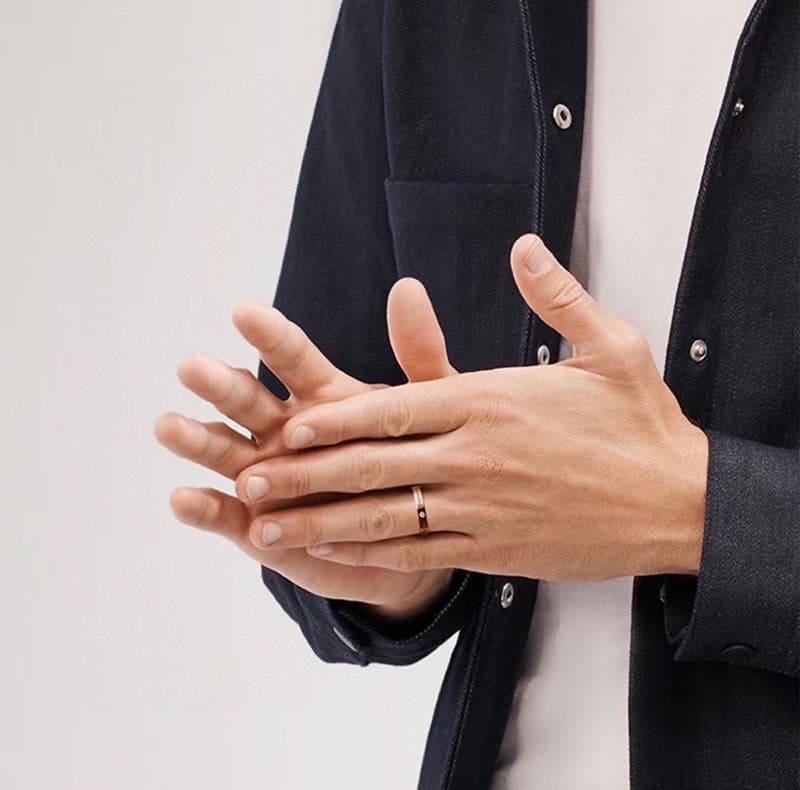 18K Rose Gold Tiffany Wedding  Ring