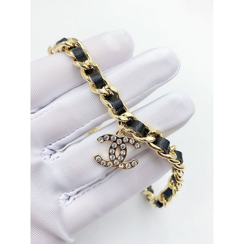 18K  Chanel 1995 Rhinestone Necklace