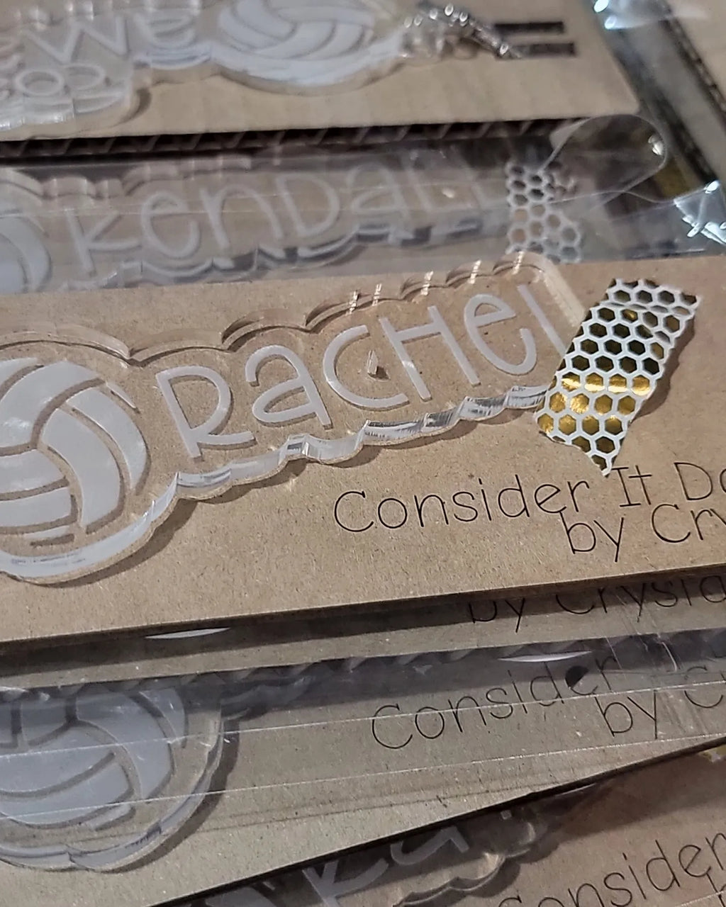 Clear Acrylic Luggage / Bag Tag