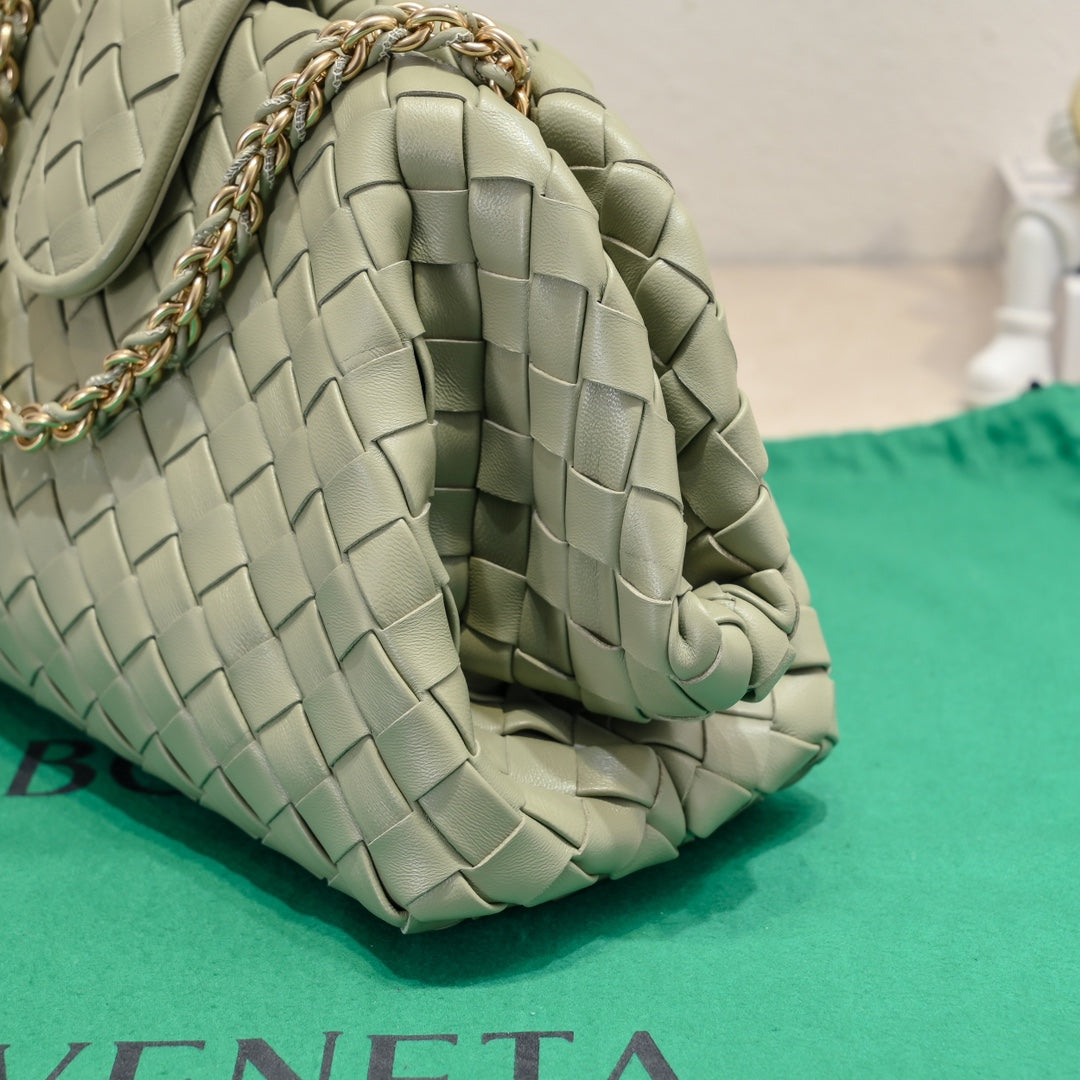 Teen Lauren 1980 With Chain 31.5 Green Leather Ghw